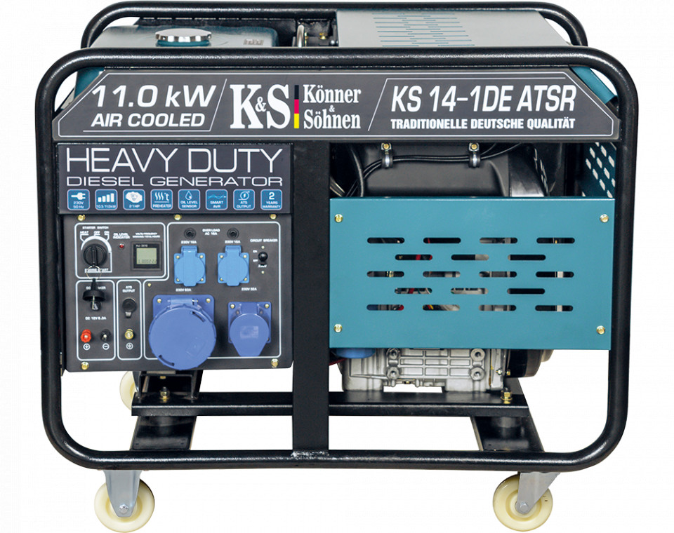 Generator de curent 11 KW diesel – Heavy Duty – Konner & Sohnen – KS-14-1DE-ATSR albertool.com poza 2022