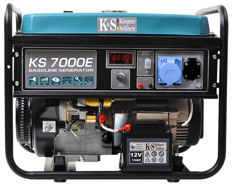 Generator de curent 5.5 kW benzina PRO – Konner & Sohnen – KS-7000E albertool imagine noua