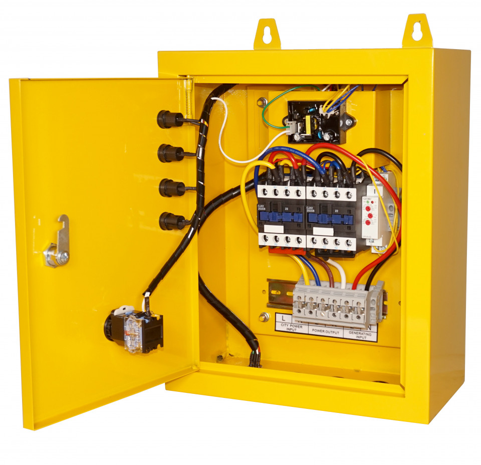 Stager FD 10000E3+ATS generator open-frame 8kW, trifazat, benzina, automatizare