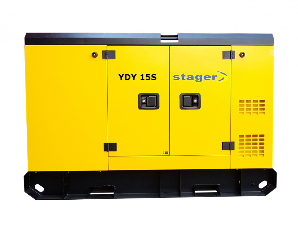 Stager YDY15S Generator insonorizat diesel monofazat 15kW, 57A, 1500rpm 1500rpm