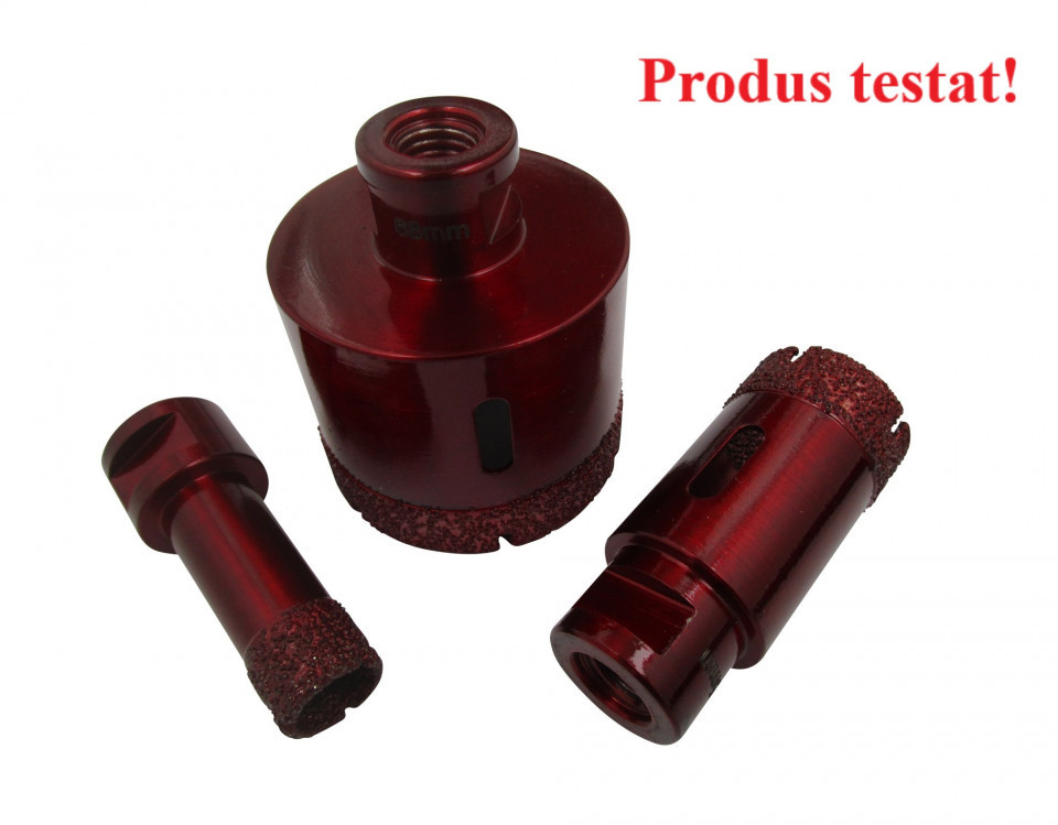 Carota diamantata pt. gresie portelanata & piatra – diam. 68mm – Premium – DXDH.80408.68 albertool imagine noua