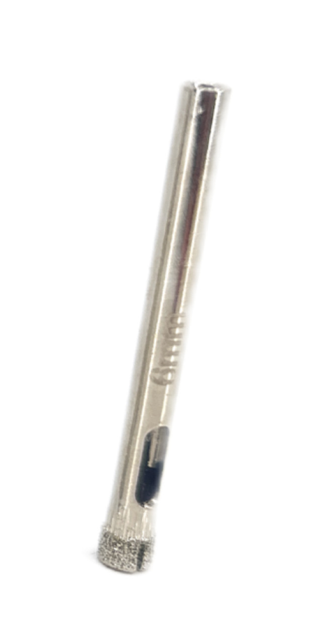 Carota diamantata wetdrill 6 mm - gaurire cu apa pt. portelan, faianta, gresie etc. - profesional standard. - dxdy.wetdrill.06