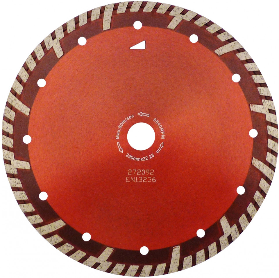 Disc DiamantatExpert pt. Beton armat & Granit – Turbo GS 230×22.2 (mm) Super Premium – DXDH.2287.230 albertool imagine noua