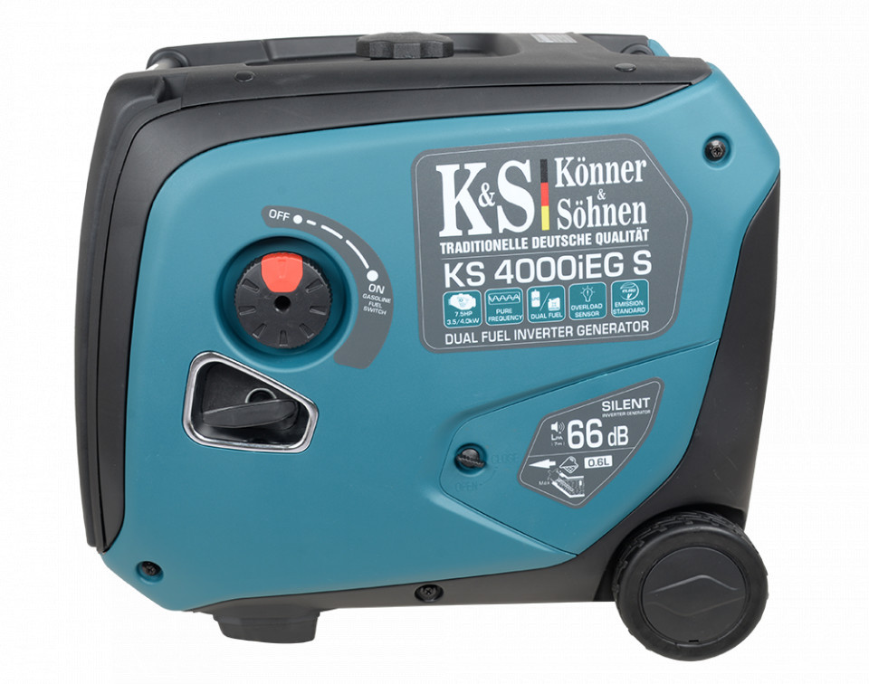 Generator de curent 4 kW inverter – benzina – insonorizat – Konner & Sohnen – KS-4000iEG-S albertool.com poza 2022