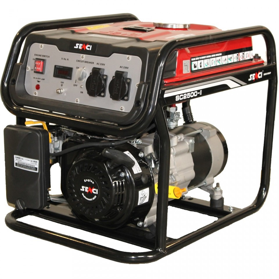 Generator de curent monofazat 2.2kW, Senci SC-2500 Top – AVR inclus, motor benzina albertool imagine noua