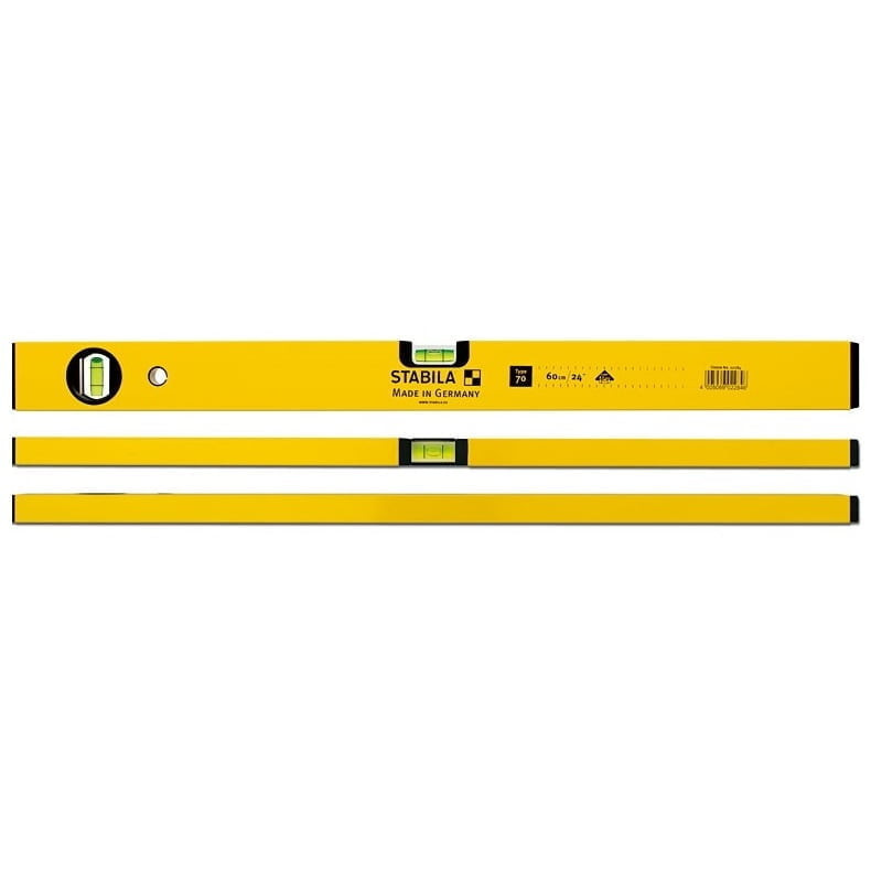 Nivela cu 2 bule. Tip 70 de 120 cm. Stabila