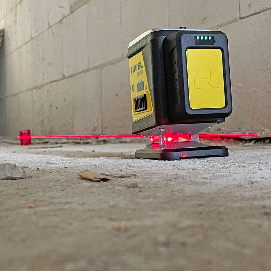 Pachet Laser Rosu în cruce (4 x 360°), Bluetooth cu trepied - Nivel System-CL4R
