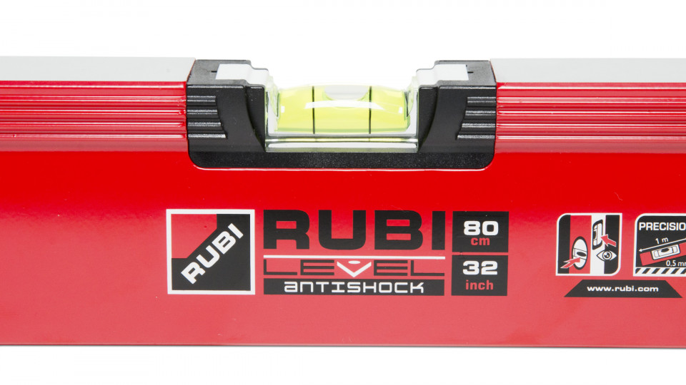 Boloboc (nivela cu bula) RUBILEVEL ANTISHOCK 120, 120cm - RUBI-76935