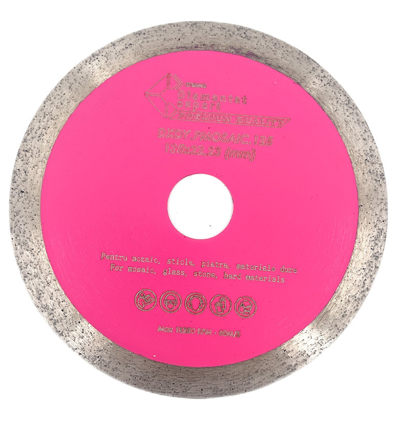 Disc diamantat pt. mozaic, sticla 125x22.2 (mm) super premium - dxdy.pmosaic.125