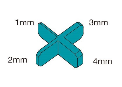 Distantieri cu dimensiuni multiple pentru placi de gresie, faianta si placi, rost 1-4mm, 50buc – BIHUI-TSM50 Bihui albertool.com