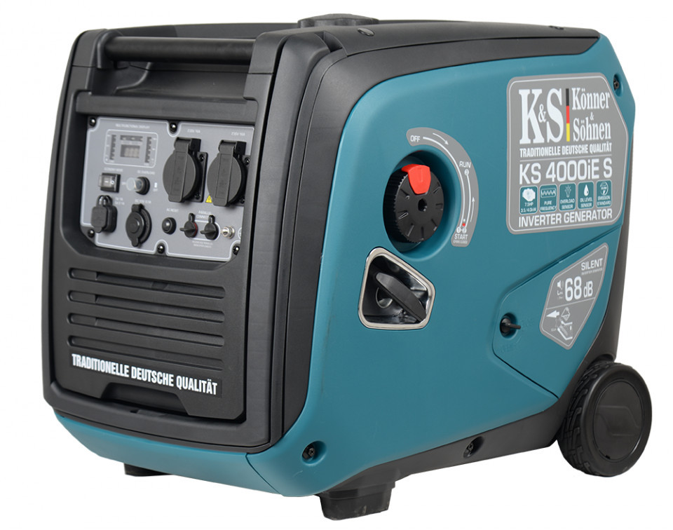 Generator de curent 4 kW inverter – benzina – insonorizat – Konner & Sohnen – KS-4000iE-S albertool imagine noua
