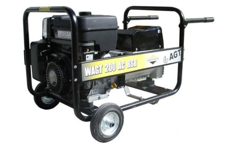 Generator de sudura monofazat 7.0kW, WAGT 200 AC BSB AGT imagine 2022 magazindescule.ro