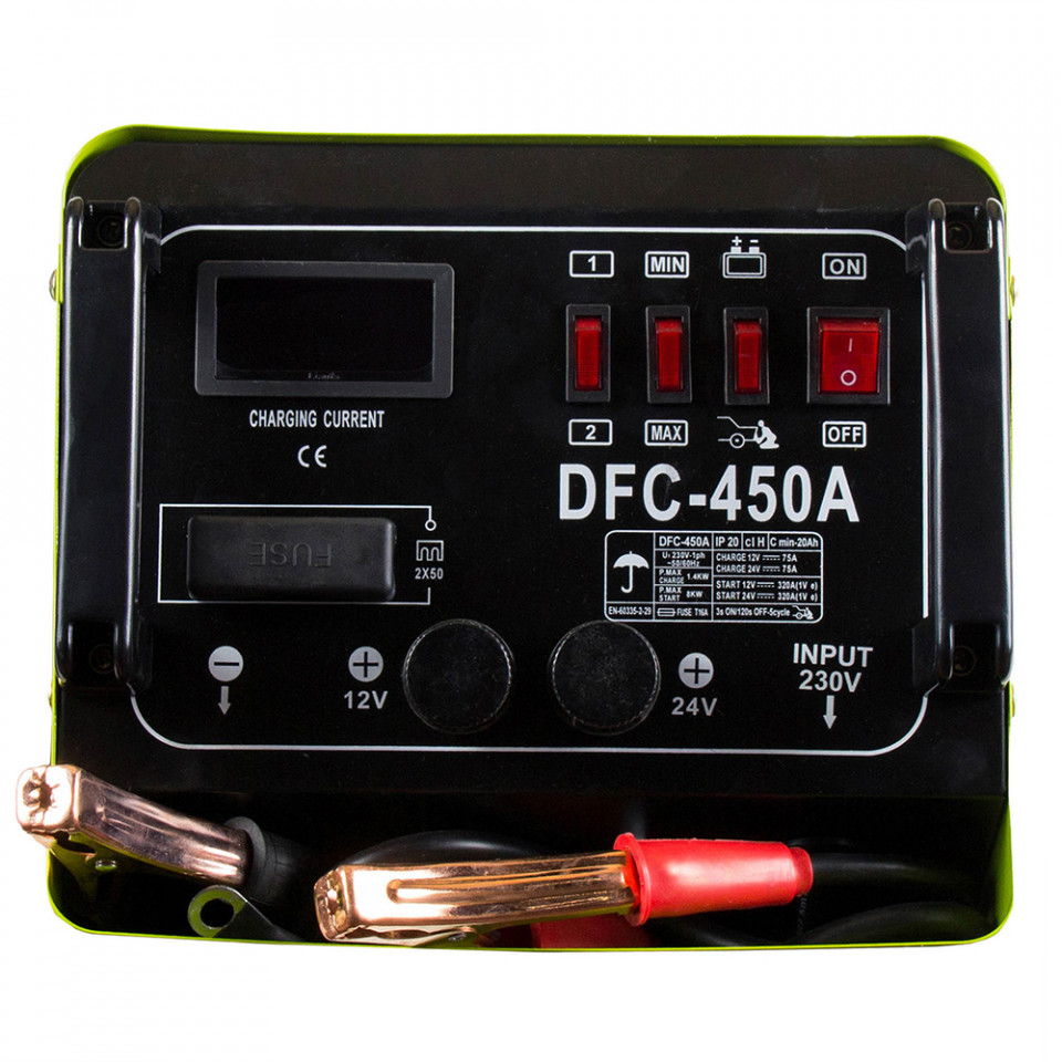 ProWELD DFC-450A redresor acumulatori 12V/24V, functie Start