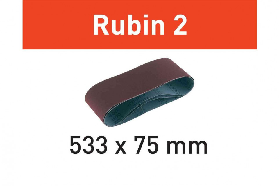 Banda abraziva L533X 75-P120 RU2/10 Rubin 2 75-P120