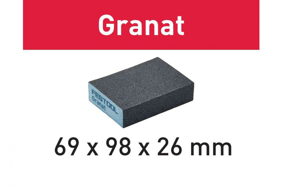 Bloc de şlefuire 69x98x26 60 GR/6 Granat albertool.com