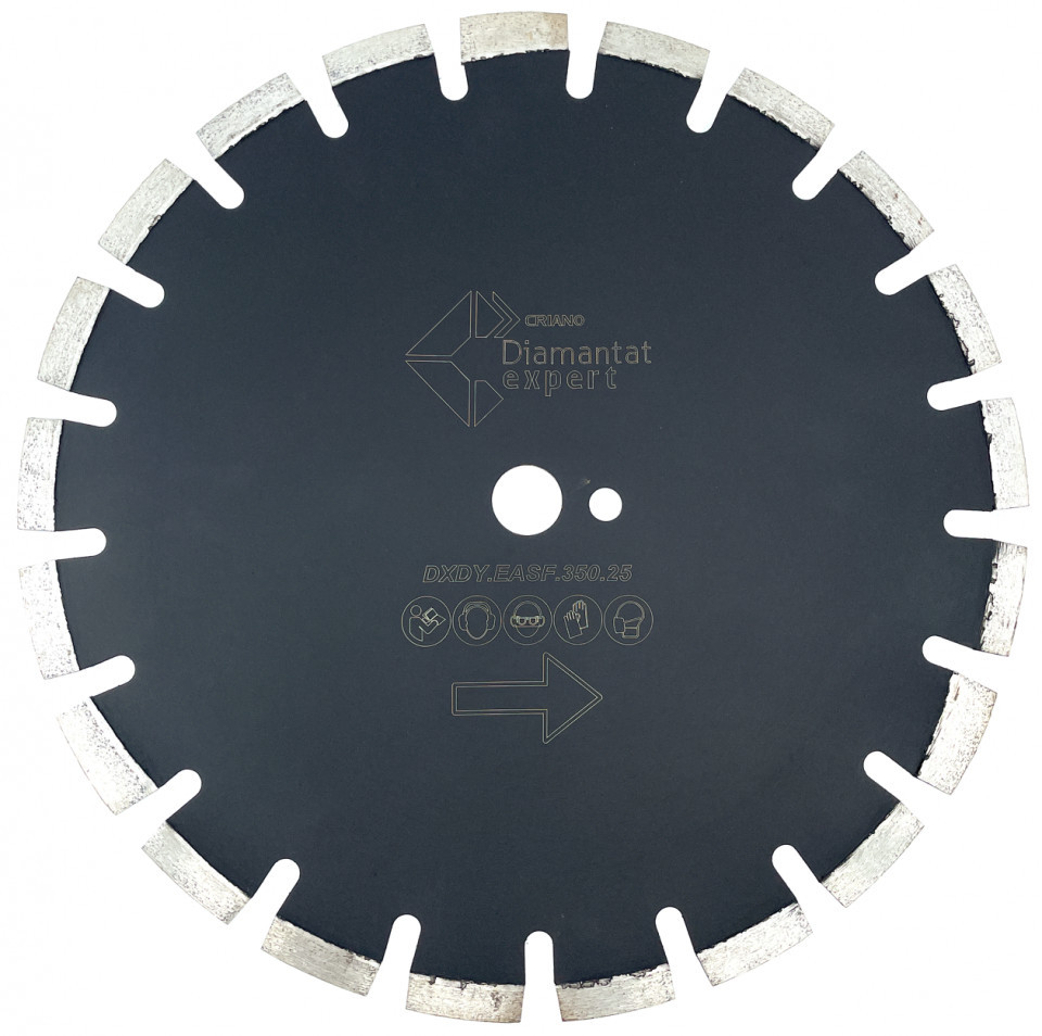 Disc DiamantatExpert pt. Asfalt, Caramida & Abrazive 350mm Profesional Standard – DXDY.EASF.350.25 albertool.com