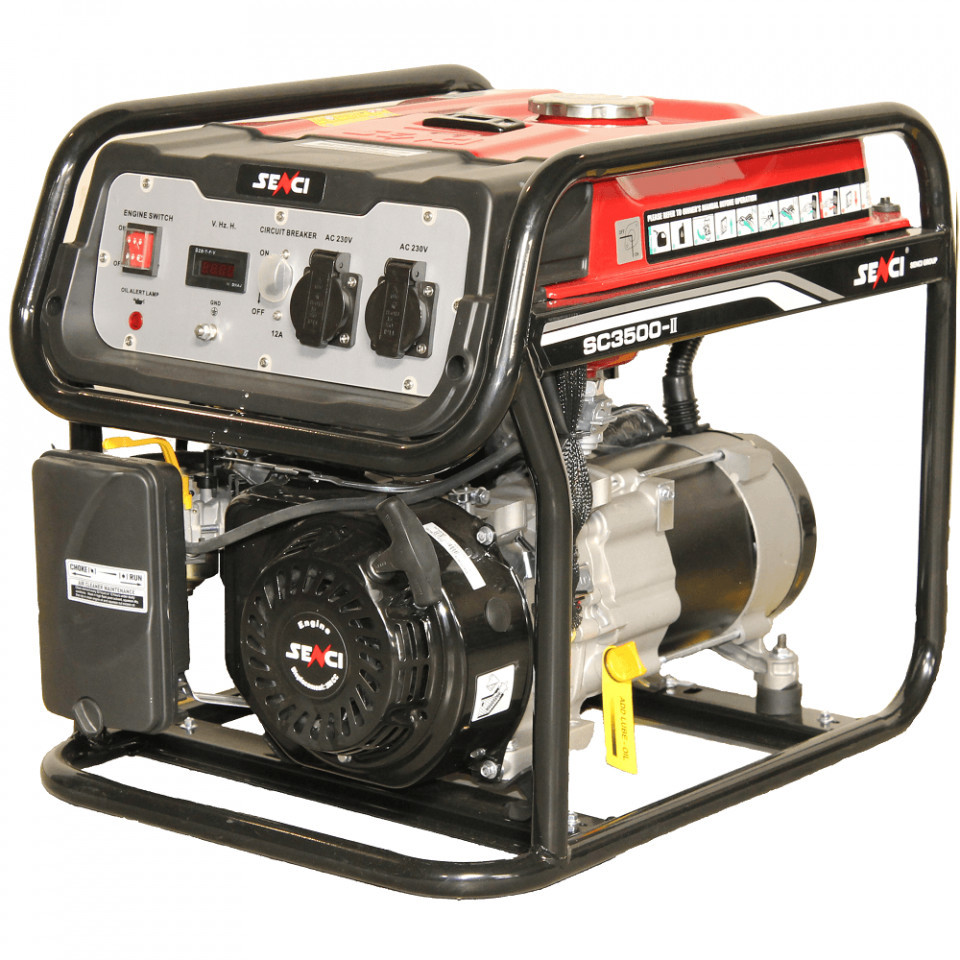 Generator curent SENCI SC-3500 Top, Putere max. 3.1 kW, 230V, AVR, motor benzina albertool imagine noua