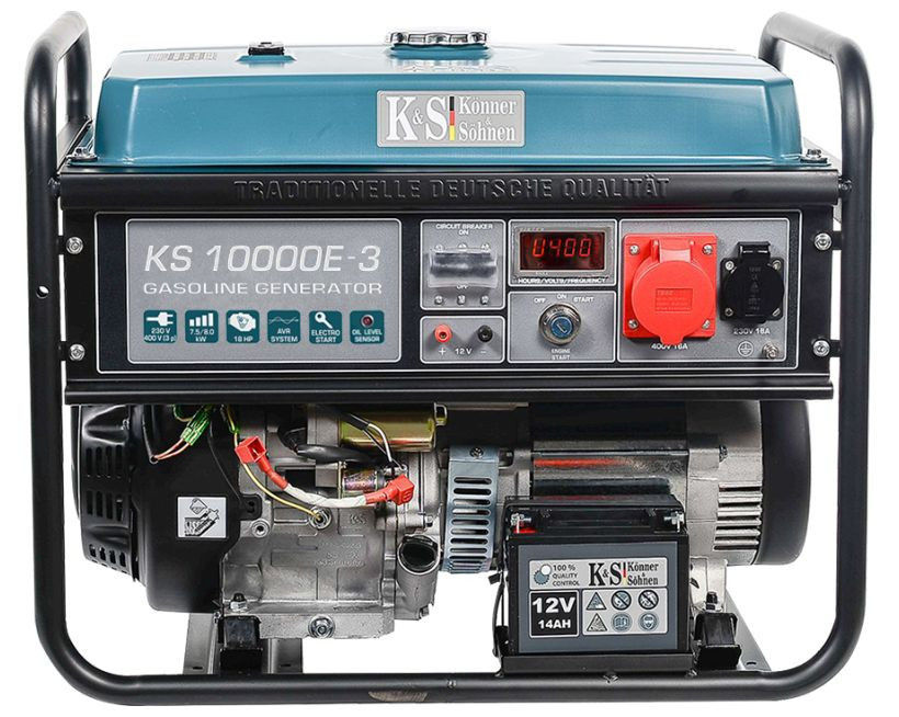 Generator de curent 8 kW benzina PRO – Konner & Sohnen – KS-10000E-3 albertool imagine noua