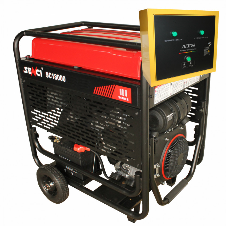 Generator de curent Senci SC-18000-EVO-ATS, Putere max. 17 kW albertool.com
