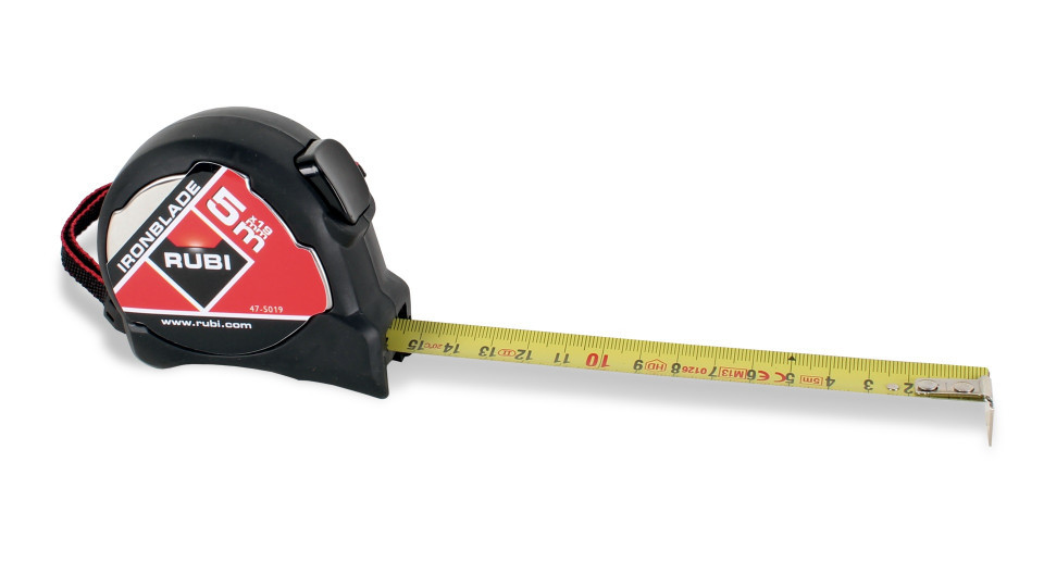 Ruleta fier 16.4 ft. x 3/4” (5 m x 19 mm), marcaj dublu – RUBI-75909 albertool.com imagine 2022 magazindescule.ro
