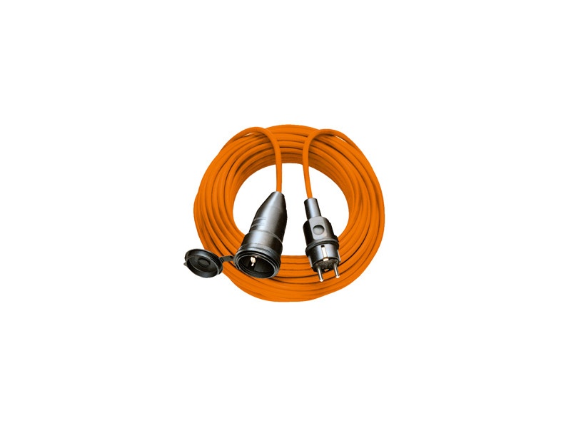 Cablu prelungitor 10 m 3G1,5 cablu portocaliu IP 44