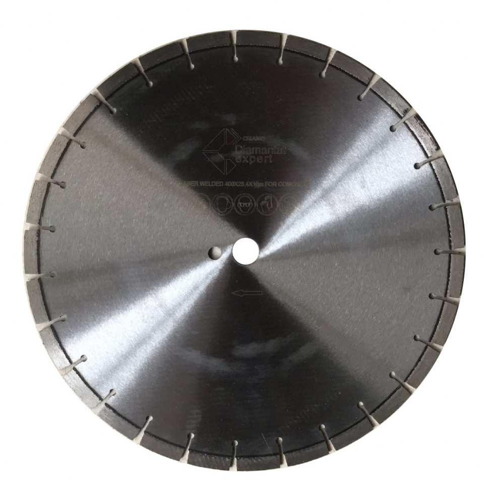 Disc diamantat Laser, diam. 350mm – Standard – Beton – DE.DYC.350.25 DiamantatExpert albertool.com