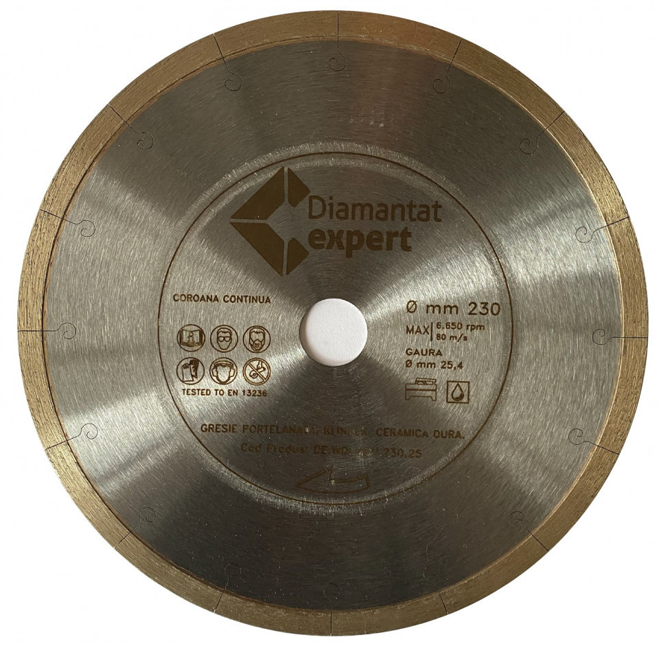 Disc DiamantatExpert pt. Portelan dur, Placi ceramice dure 350×25.4 (mm) Ultra Premium – DXWD.MSU.350.25 350x25.4 imagine 2022