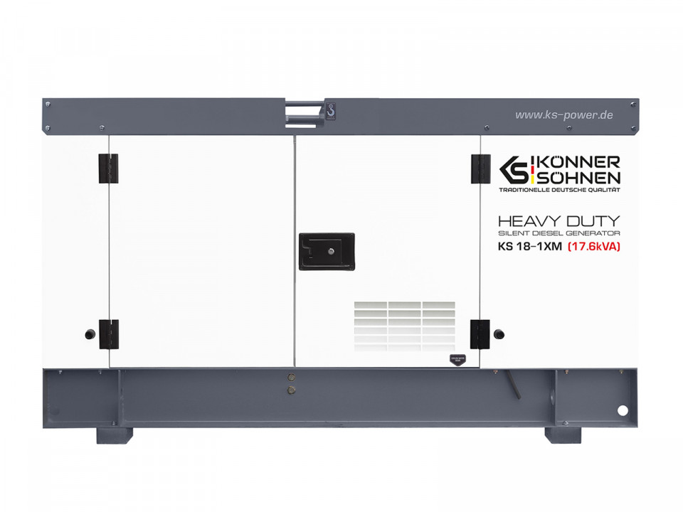 Generator de curent 17.6 kVA diesel – Heavy Duty – insonorizat – Konner & Sohnen – KS-18-1XM albertool.com imagine 2022 magazindescule.ro