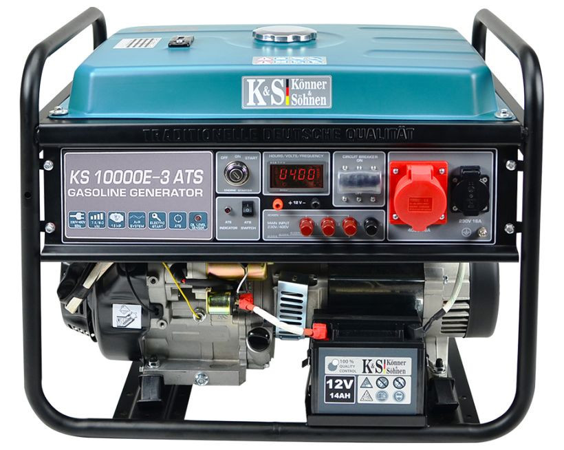 Generator de curent 8 kW benzina PRO – Konner & Sohnen – KS-10000E-3-ATS Konner & Sohnen albertool.com