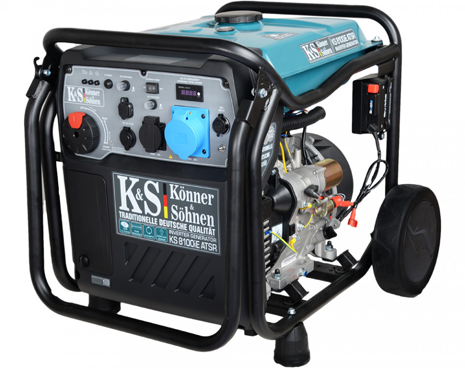 Generator de curent 8 kW inverter – benzina – Konner & Sohnen – KS-8100iE-ATSR albertool imagine noua