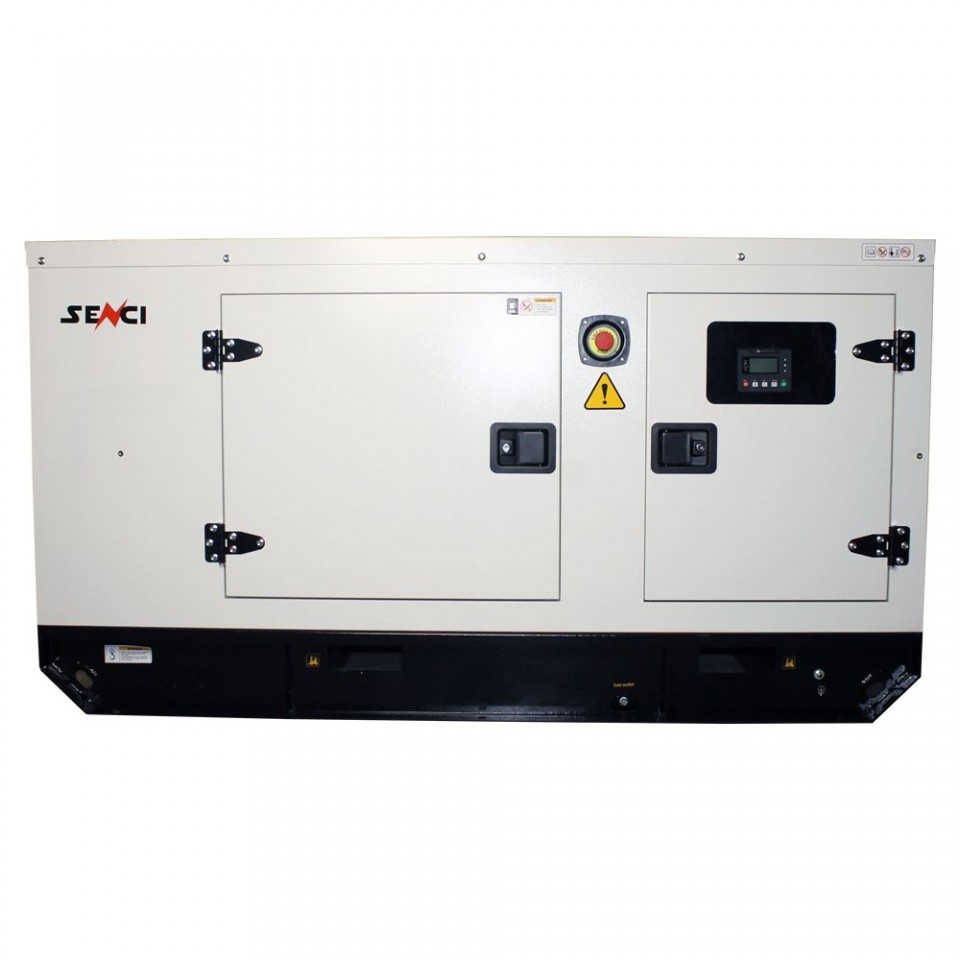 Generator de curent Insonorizat Senci SCDE 25i-YS-ATS, Putere max. 25 kVA, 400V, AVR, motor Diesel cu automatizare