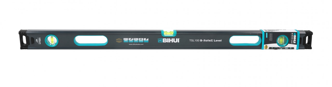 Boloboc (nivela cu bula) din aluminiu, 100cm - bihui-tsl100
