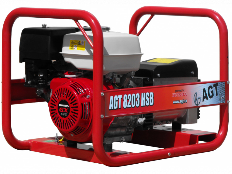 Generator de curent trifazat 5.6kW, AGT 8203 HSB AGT AGT