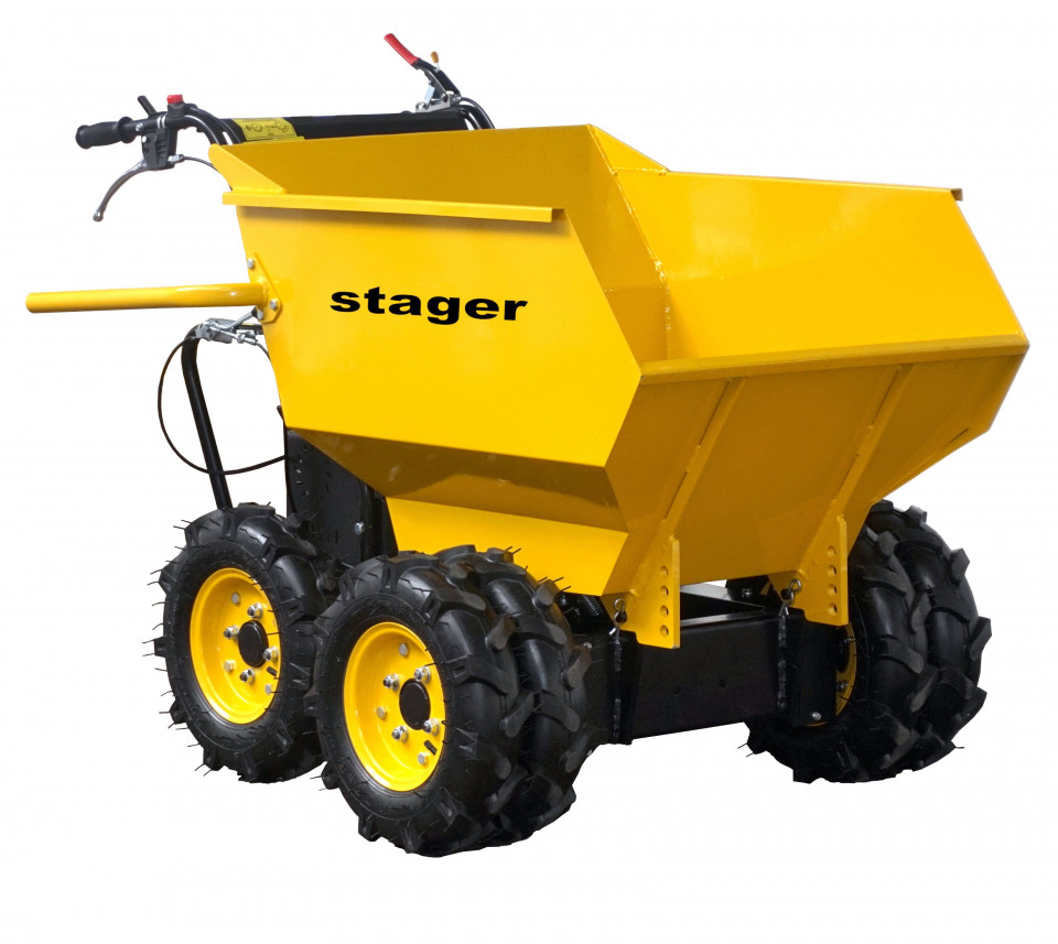 Stager RMT500 roaba cu motor termic 6.5CP, 500kg, 6 roti 500kg