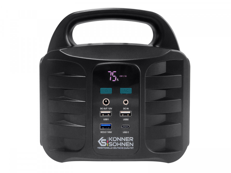 Statie acumulator portabil pentru incarcare electrica, UPS, PowerBank – 155Wh, 100W – KS-100PS 100W imagine 2022