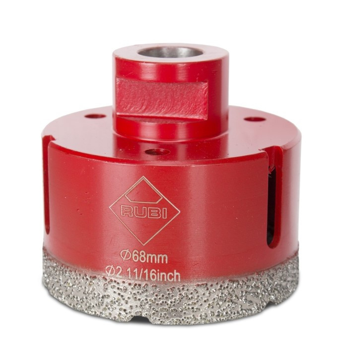 Carota diamantata pt. portelan, placi ceramice DryGres 68mm – RUBI-4917 68mm