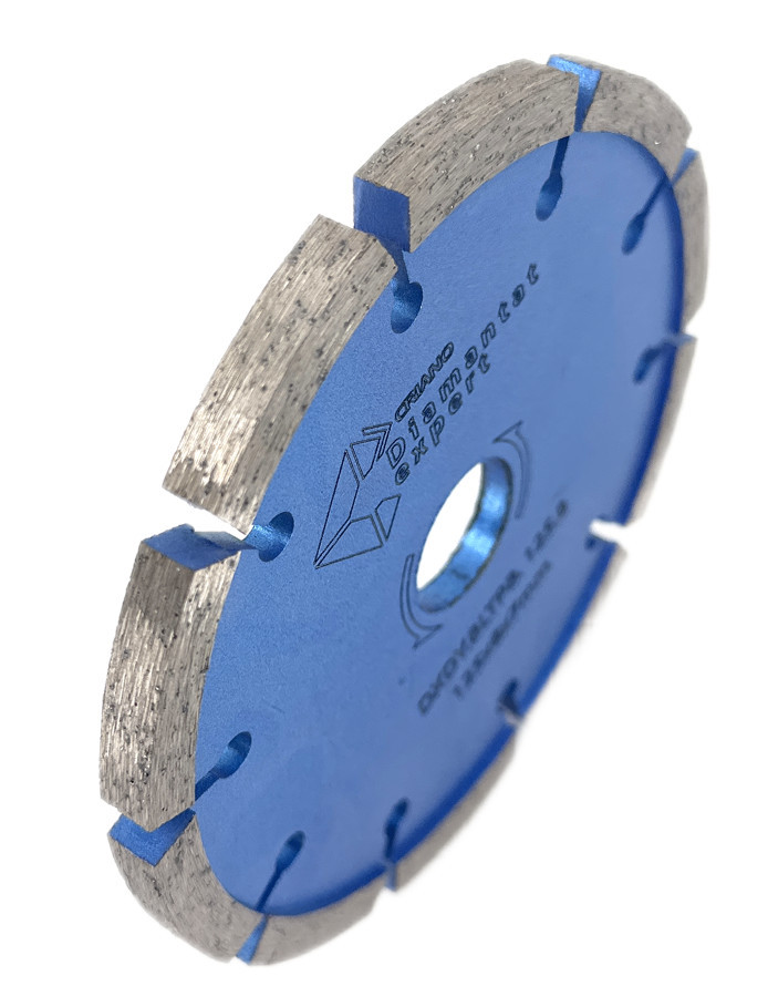 Disc diamantat pentru taiere de rosturi de dilatare in Beton si Sapa 125x22,2mm cu grosime de 8mm Standard Profesional - BlueLine - DXDY.ROST.125.8