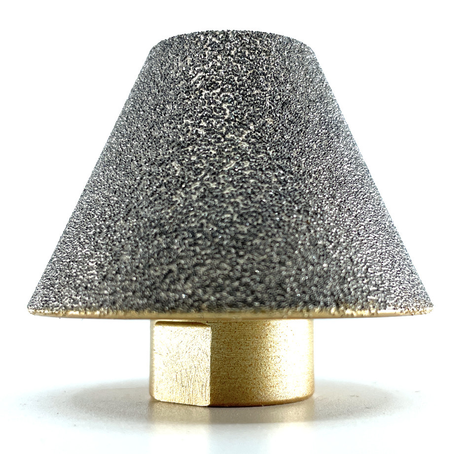 Freza diamantata conica pt. rectificari in placi ceramice, piatra 20-48mm – DXDY.FCON.20-48 20-48mm