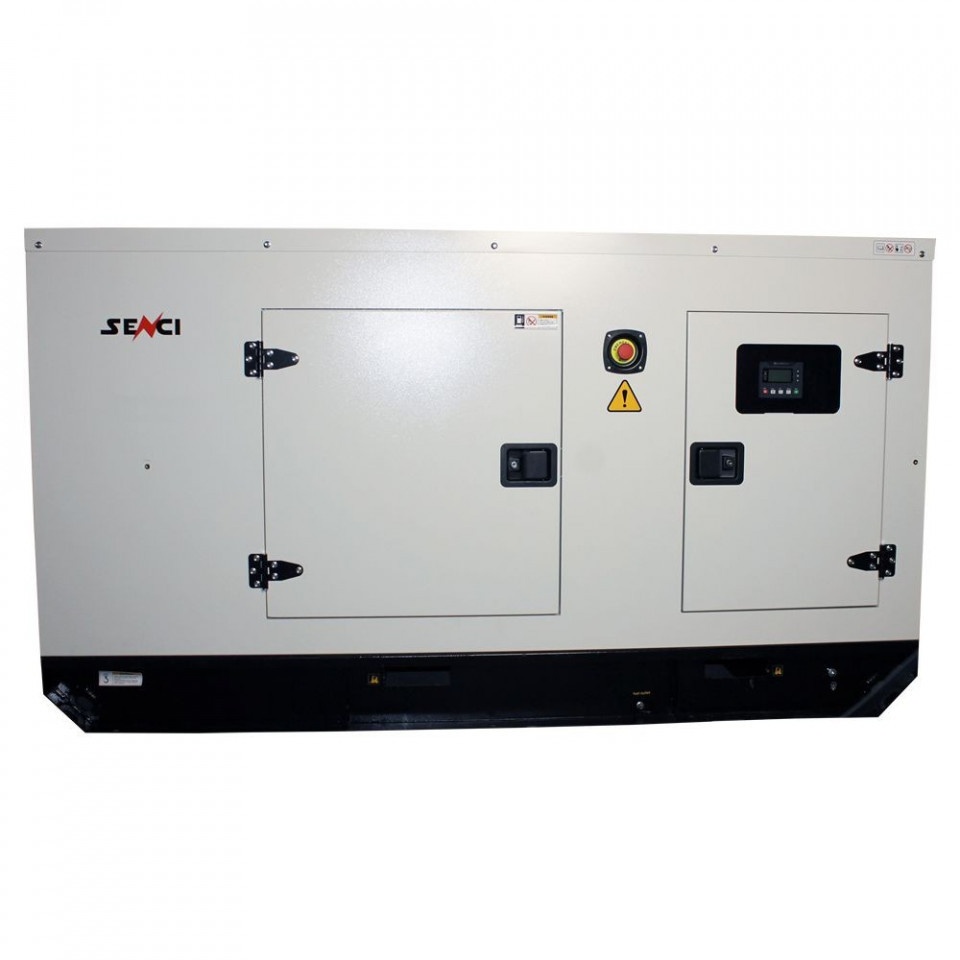 Generator de curent Insonorizat Senci SCDE 34i-YS-ATS, Putere max. 34 kVA, 400V, AVR, motor Diesel cu automatizare
