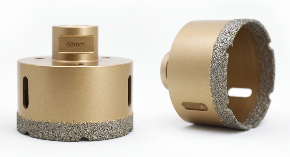 Carota diamantata pt. gresie portelanata & piatra – diam. 75mm – Premium – DXDY.GOLDrill.75 albertool imagine noua