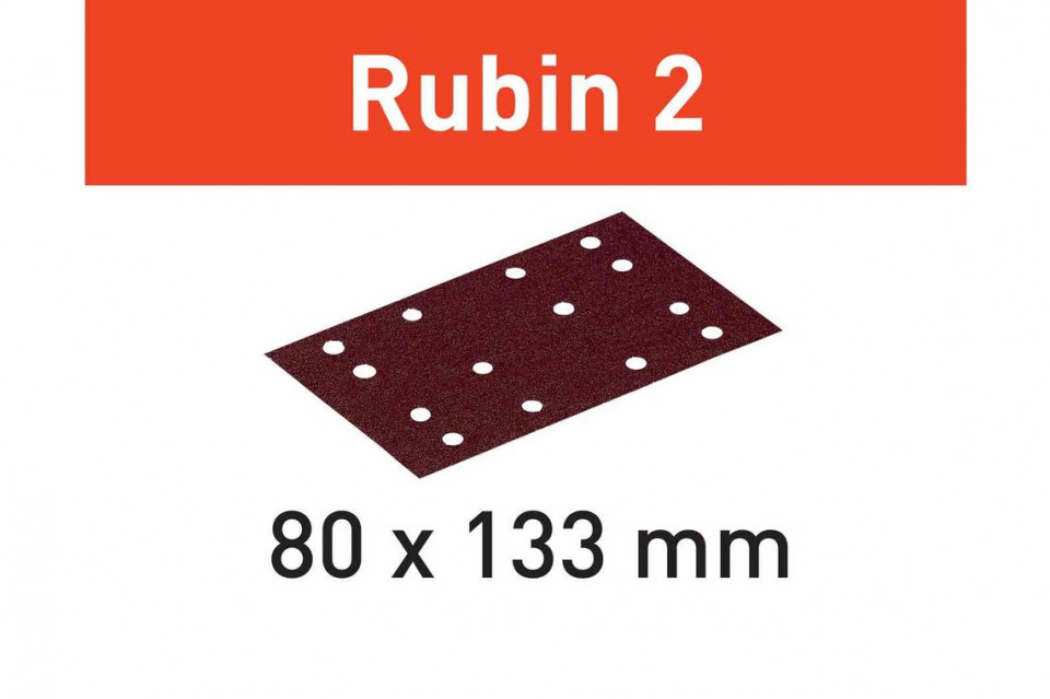 Foaie abraziva STF 80X133 P80 RU2/10 Rubin 2