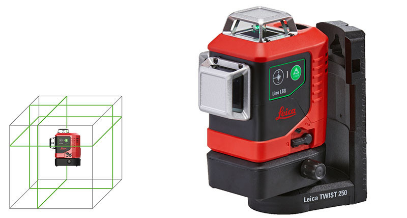 Nivela Laser Verde multilinie 360°, Lino L6G - Li-Ion - Leica-918977
