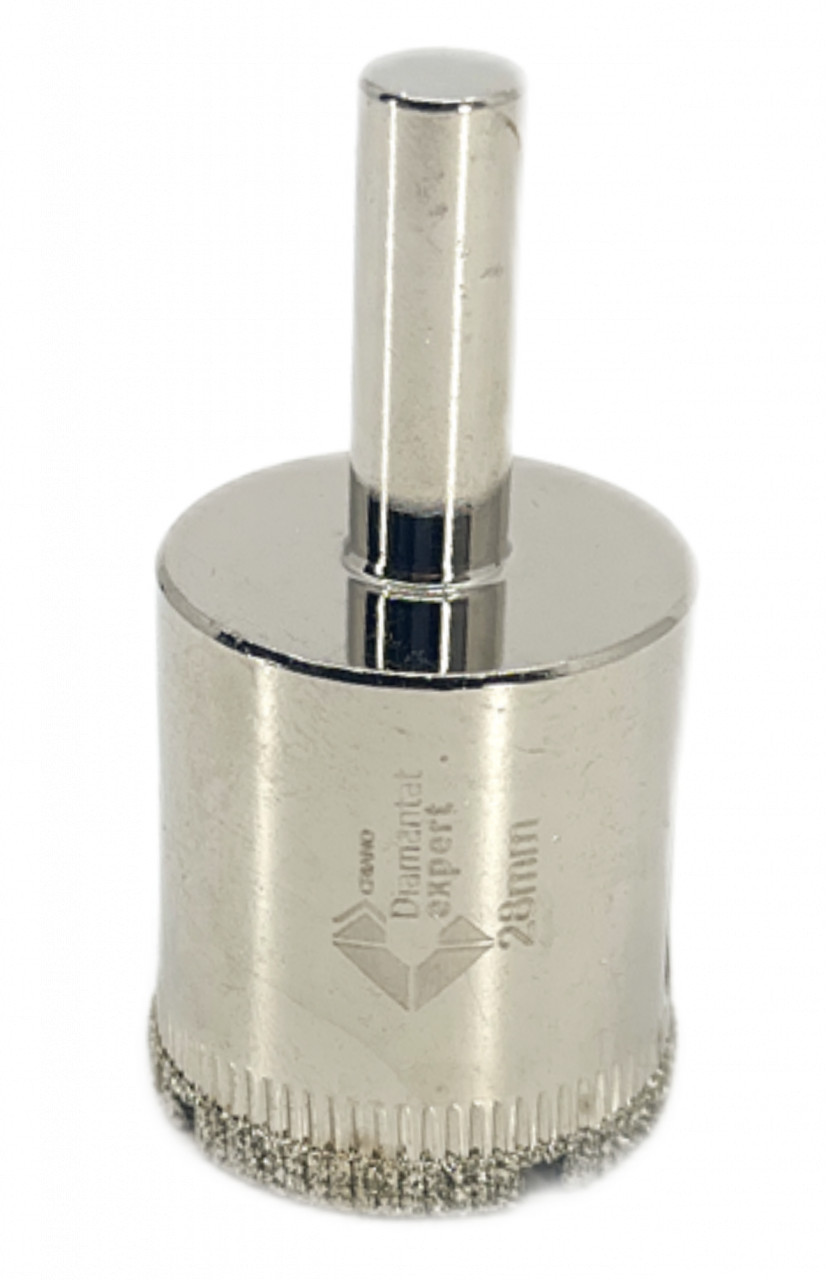 Carota diamantata wetdrill 28mm - gaurire cu apa pt. portelan, faianta, gresie etc. - profesional standard - dxdy.wetdrill.28