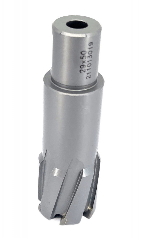 Carota pt. otel din carbura de tungsten, ⌀ 29mm, h=50mm, cu prindere weldon - dxdy.p-tct-50.29.w