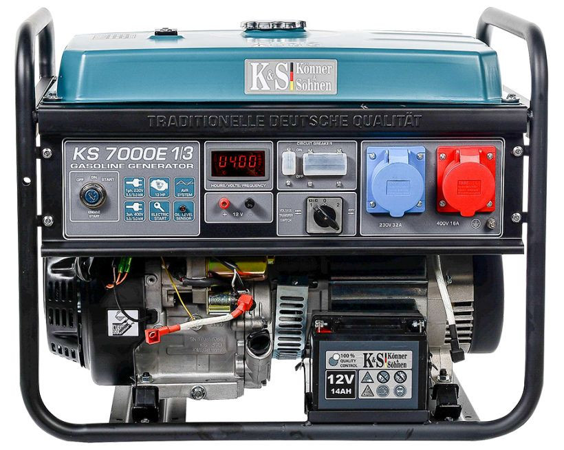 Generator de curent 5.5 kW benzina PRO – Konner & Sohnen – KS-7000E-1/3 albertool imagine noua