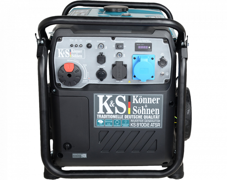Generator de curent 8 kW inverter - benzina - Konner & Sohnen - KS-8100iE-ATSR