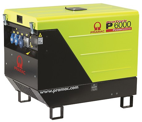 Generator de curent monofazat P6000 +AVR, 5,3kW – Pramac albertool imagine noua