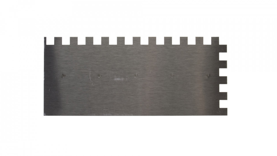 Gletiera dintata cu maner plastic 28cm, 12mm - RUBI-25907