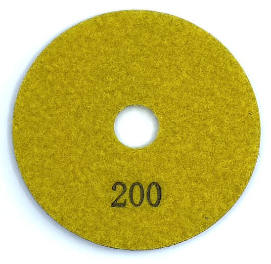Paduri / dischete diamantate pt. slefuire uscata eco #200 Ø125mm - dxdy.ecopad.125.0200