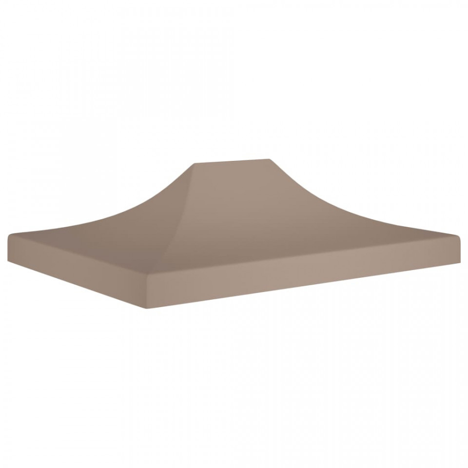 Acoperiș pentru cort de petrecere, gri taupe, 4 x 3 m, 270 g/m²